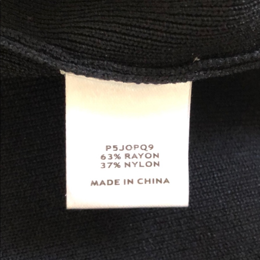 Parker Black Ribbed Dress - Picture 3 of 4